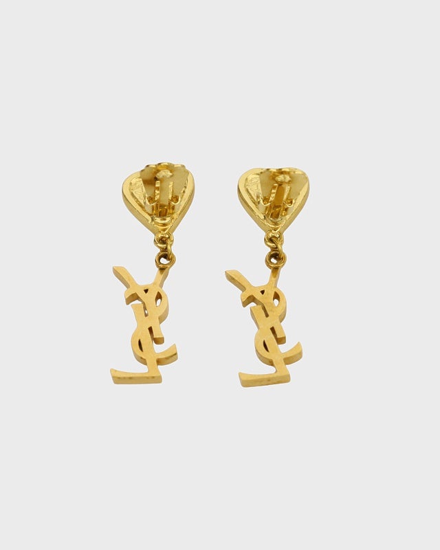 YSL カサンドララインストーンイヤリング | Hedy