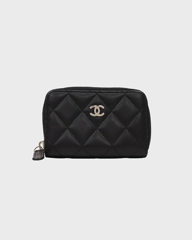 74 CHANEL ケース　マトラッセ　ラムスキン CHANEL マトラッセラムスキンコインケース | Hedy