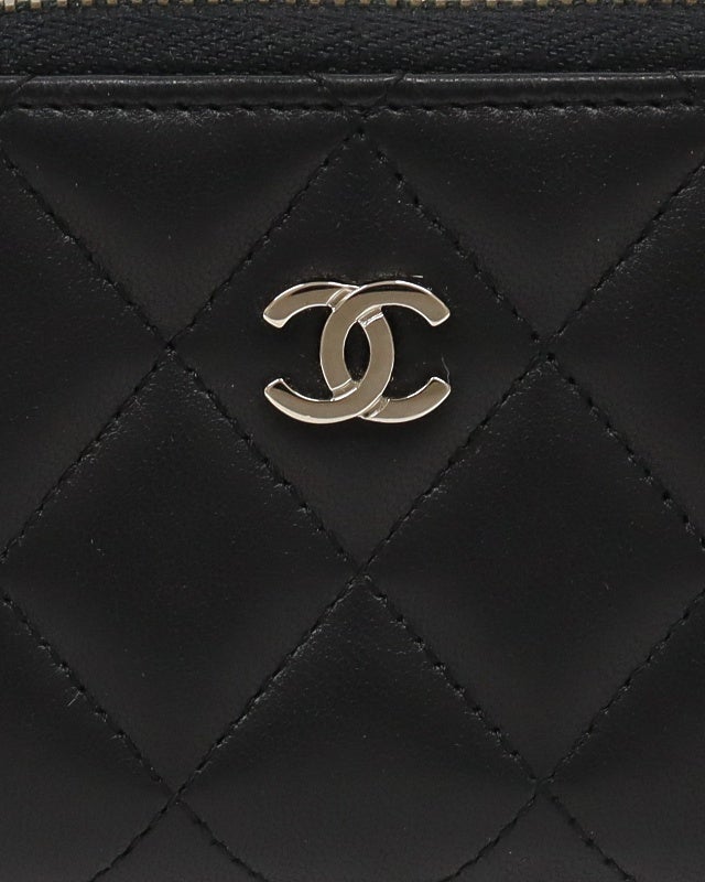 CHANEL マトラッセラムスキンコインケース | Hedy