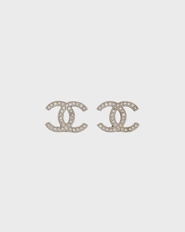 CHANEL COCOラインストーンピアス | Hedy