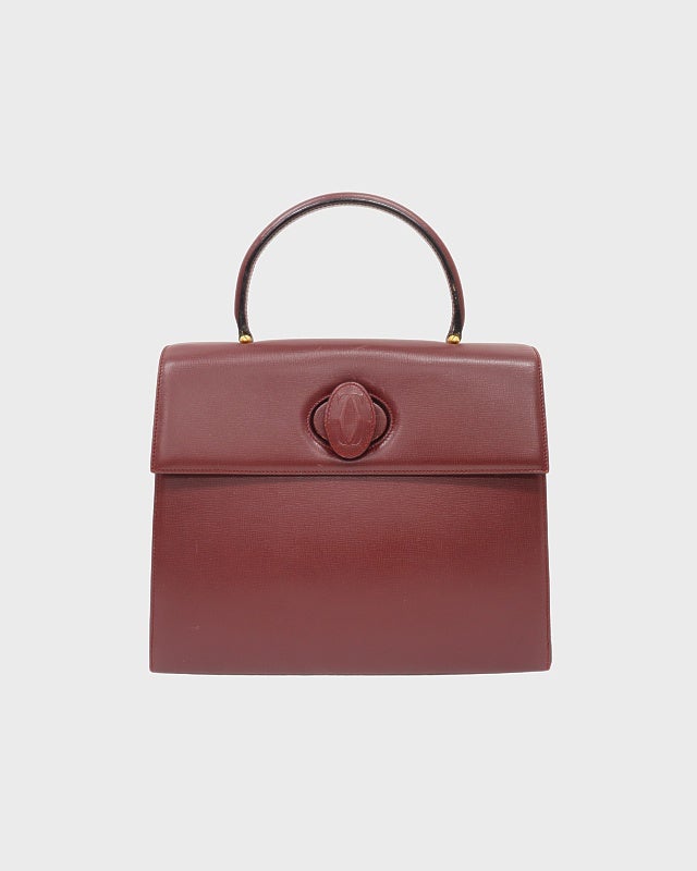 Cartier マストラインレザーハンドバッグ | Hedy