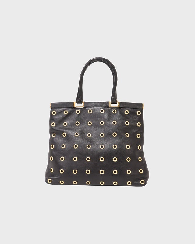 【最終値下げ】PRADA スネークスキン ハンドバッグ PRADA ロゴ刻印レザーハンドバッグ | Hedy