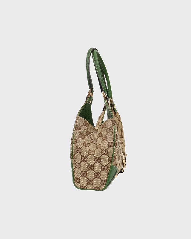 GUCCI ニュージャッキーGGキャンバスハンドバッグ | Hedy