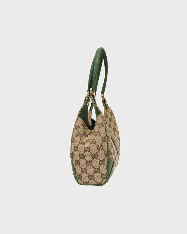 GUCCI ニュージャッキーGGキャンバスハンドバッグ | Hedy