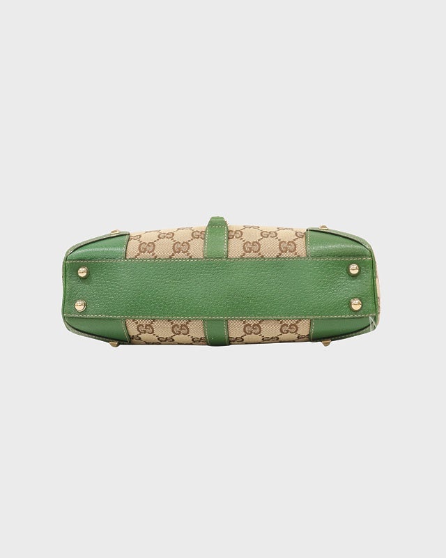 GUCCI ニュージャッキーGGキャンバスハンドバッグ | Hedy