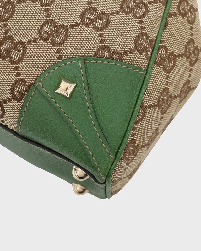 GUCCI ニュージャッキーGGキャンバスハンドバッグ | Hedy
