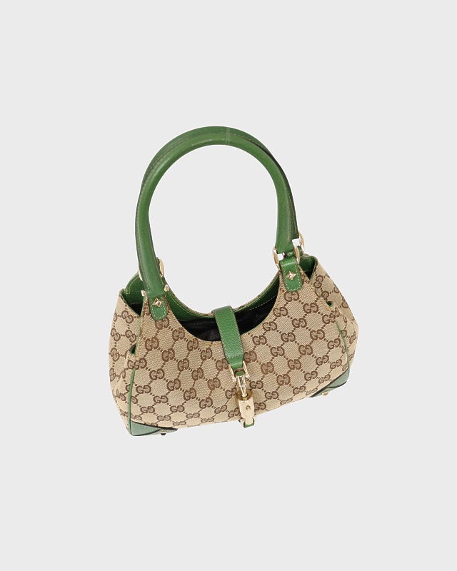 GUCCI ニュージャッキーGGキャンバスハンドバッグ | Hedy