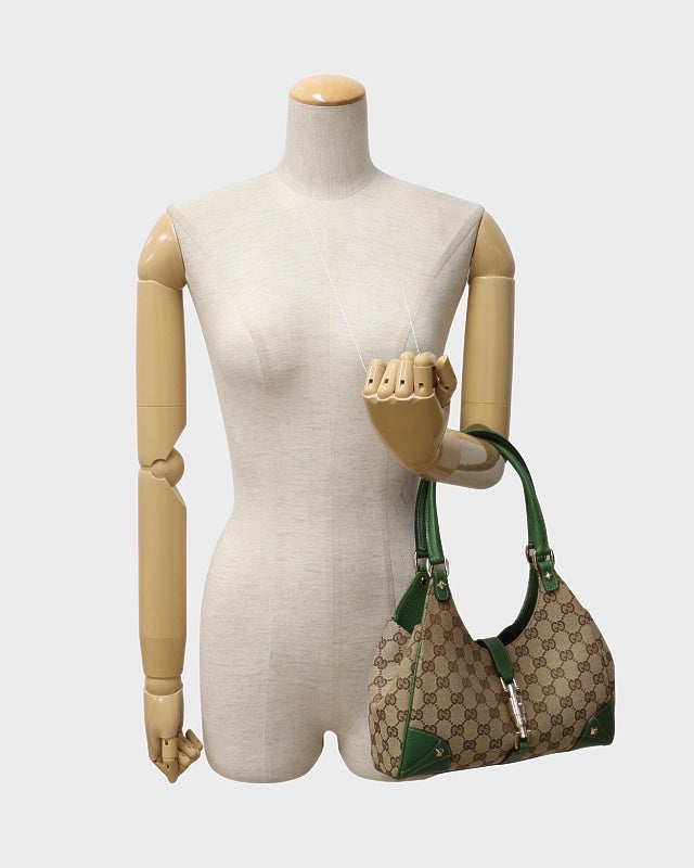 GUCCI ニュージャッキーGGキャンバスハンドバッグ | Hedy
