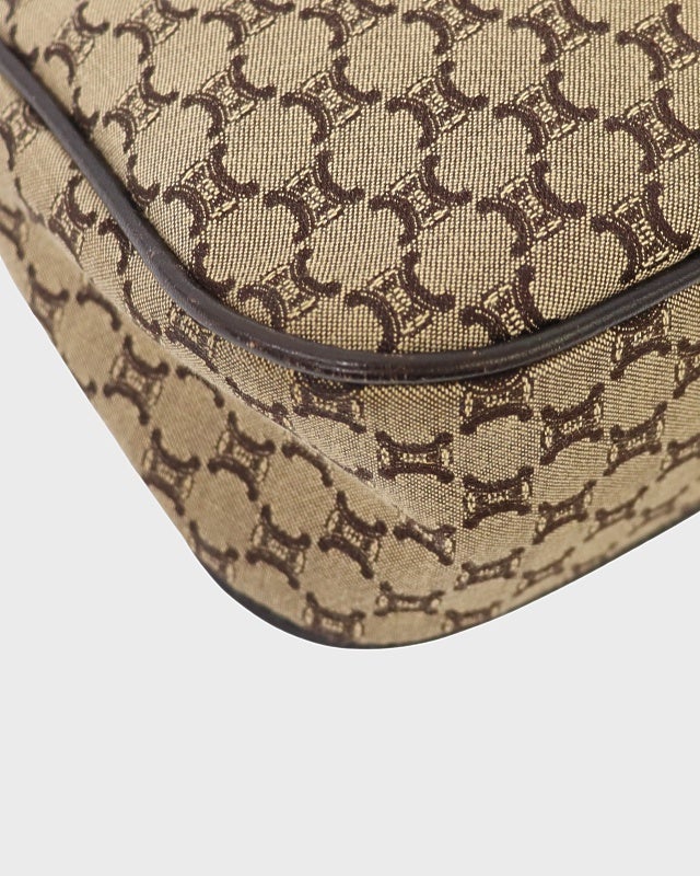 CELINE マカダム柄キャンバスワンショルダーバッグ | Hedy