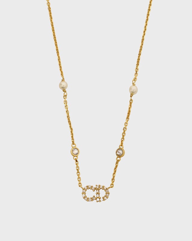 Dior CLAIR D LUNE ネックレス ゴールド ラインストーン DIOR Clair D Lune ネックレス | Hedy