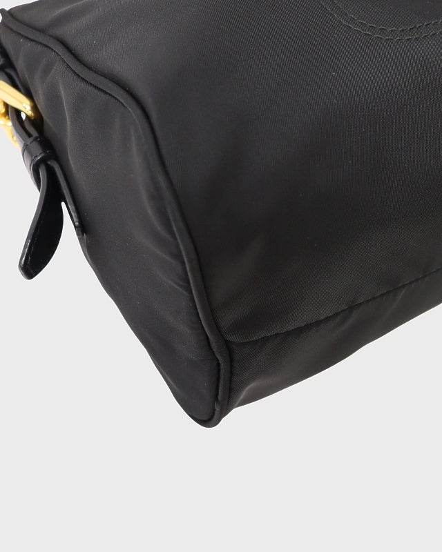PRADA 三角ロゴ金具ナイロンレザーワンショルダーバッグ | Hedy