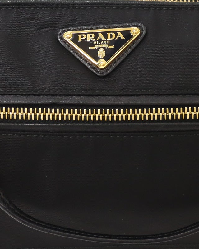 PRADA 三角ロゴ金具ナイロンレザーワンショルダーバッグ | Hedy