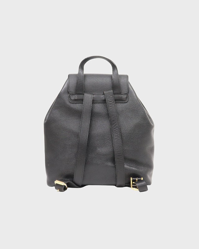 CELINE サークルロゴ金具レザーリュックサック | Hedy