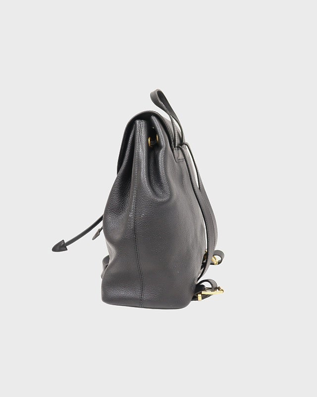 CELINE サークルロゴ金具レザーリュックサック | Hedy
