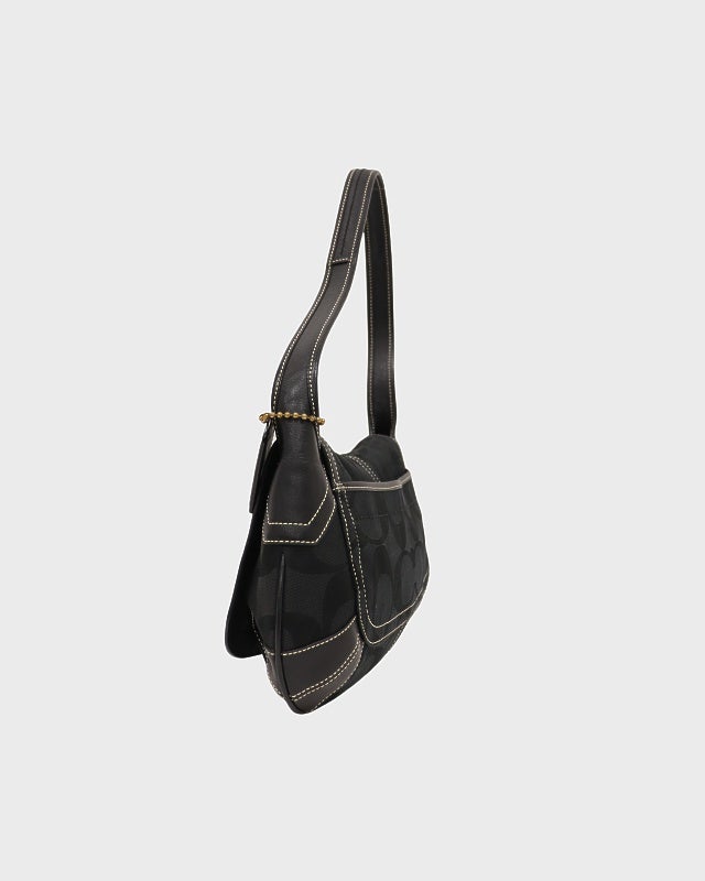 【美品】COACH ワンショルダー ターンロック シグネチャー ハンドバッグ COACH シグネチャーワンショルダーバッグ | Hedy