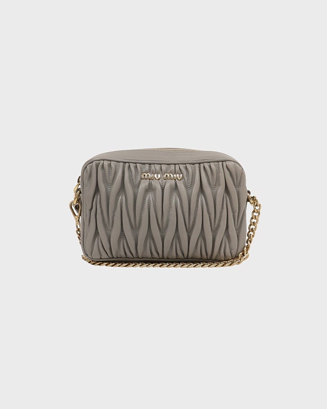 miu miu マテラッセチェーンショルダーバッグ | Hedy