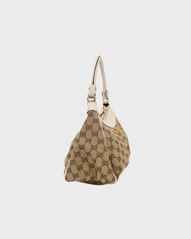 【極美品】グッチ アビー GGキャンバス ワンショルダー ホーボー バッグ GUCCI アビーGGワンショルダーバッグ | Hedy