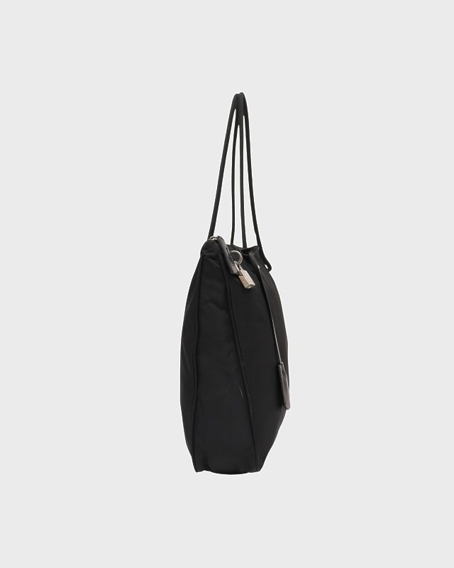 PRADA トートバッグ 肩掛け 三角ロゴ テスートナイロン アイボリー ランポ PRADA 三角ロゴナイロントートバッグ | Hedy