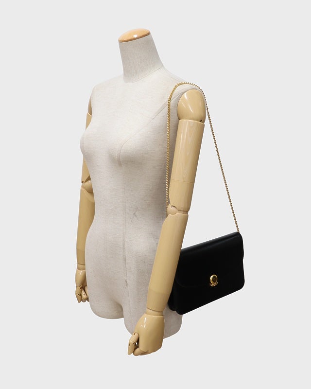 DIOR ロゴ金具チェーンショルダーバッグ | Hedy