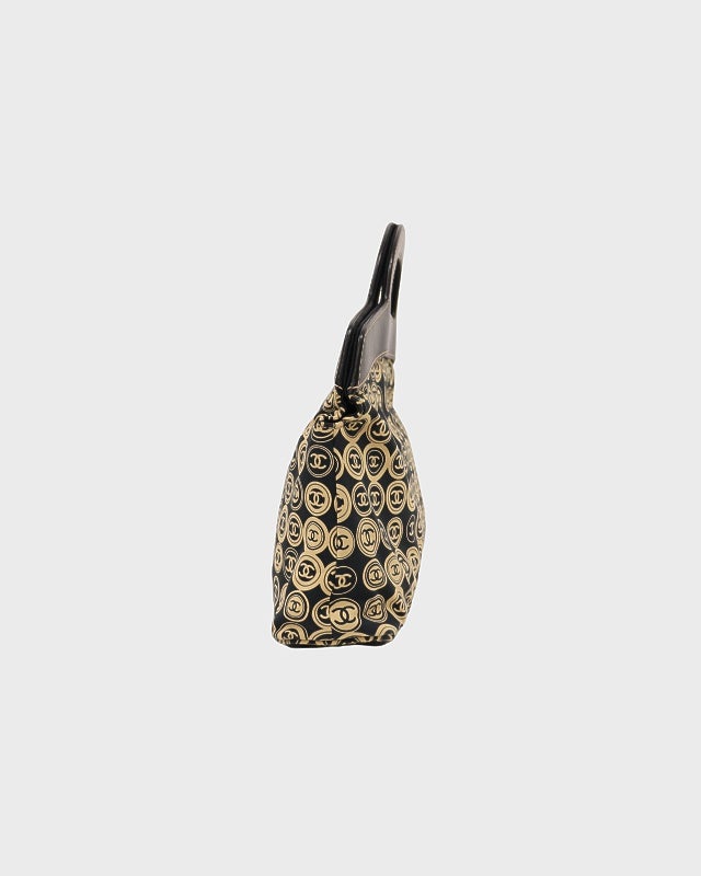 CHANEL COCOコットンレザーハンドバッグ | Hedy