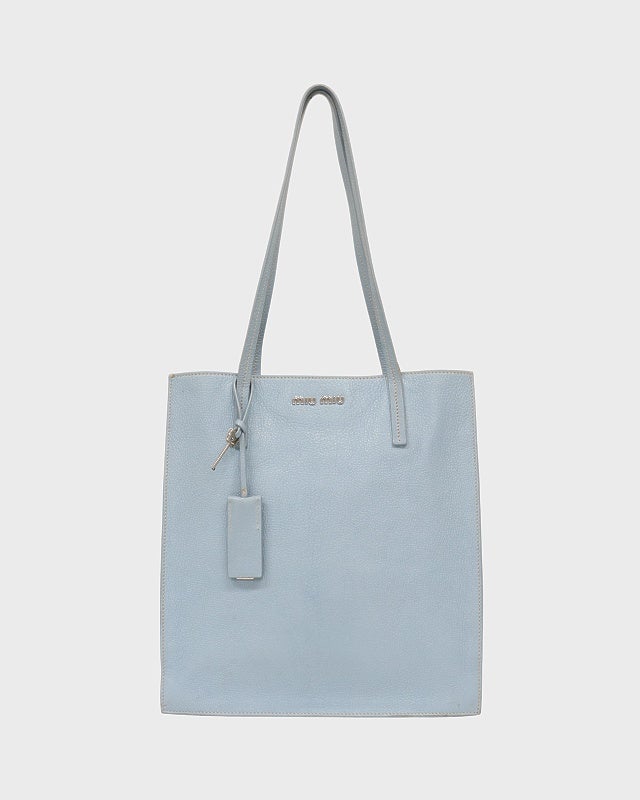 miu miu ロゴレザーショルダーバッグ | Hedy