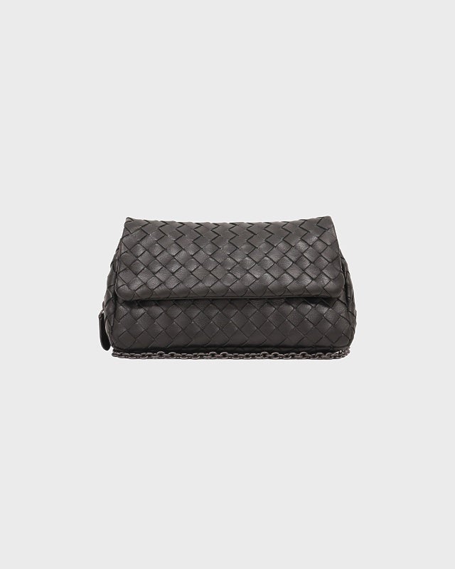 BOTTEGA VENETA イントレチャートレザーショルダーバッグ | Hedy