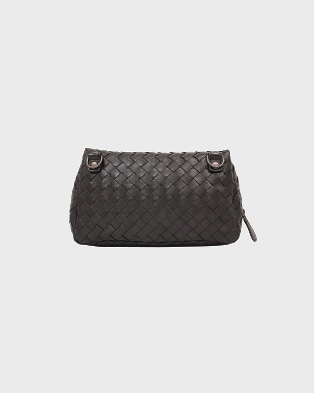BOTTEGA VENETA イントレチャートレザーショルダーバッグ | Hedy