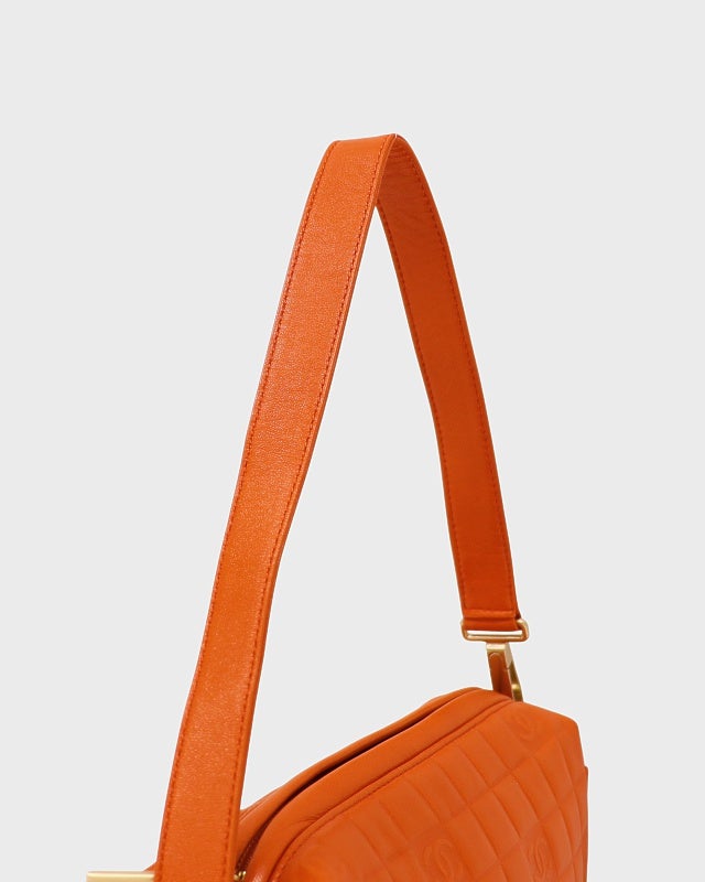CHANEL チョコバーラムスキンワンショルダーバッグ | Hedy