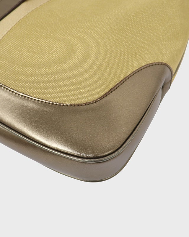 GUCCI ジャッキーキャンバスレザーワンショルダーバッグ | Hedy