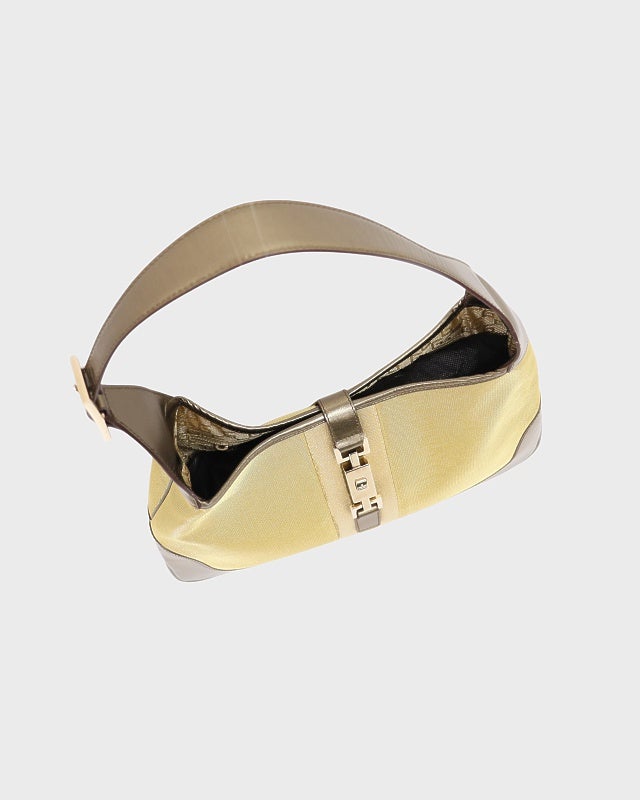 GUCCI ジャッキーキャンバスレザーワンショルダーバッグ | Hedy