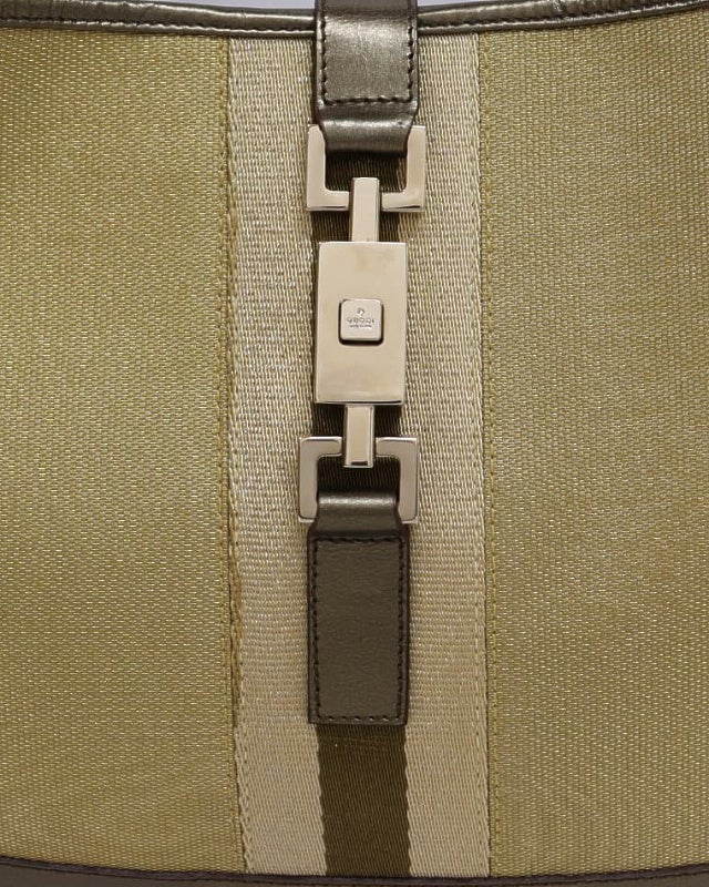 GUCCI ジャッキーキャンバスレザーワンショルダーバッグ | Hedy