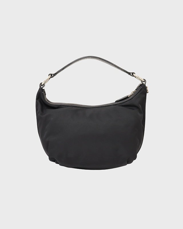 PRADA ロゴ刻印レザーナイロンワンショルダーバッグ | Hedy