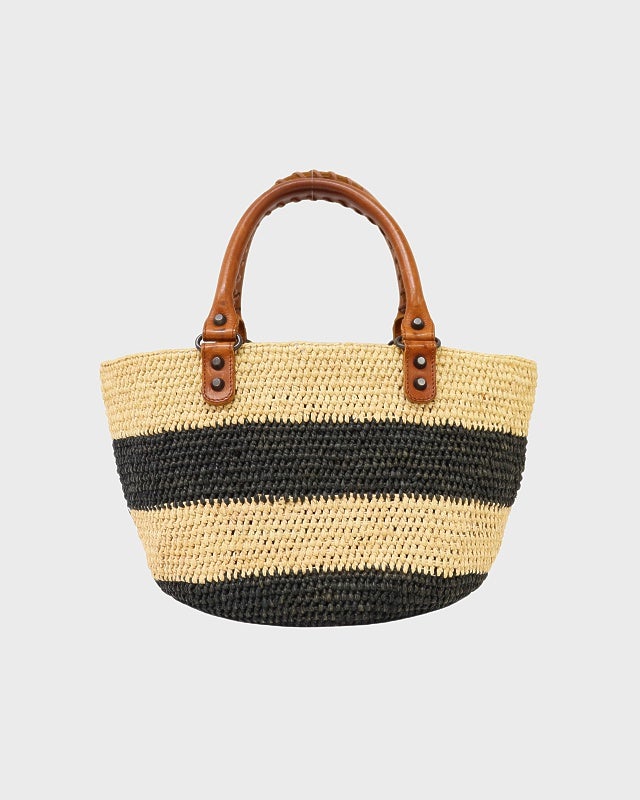 BALENCIAGA ラフィアレザートートバッグ | Hedy