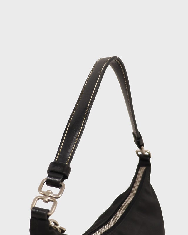 PRADA 三角ロゴ金具ナイロンレザーワンショルダーバッグ | Hedy