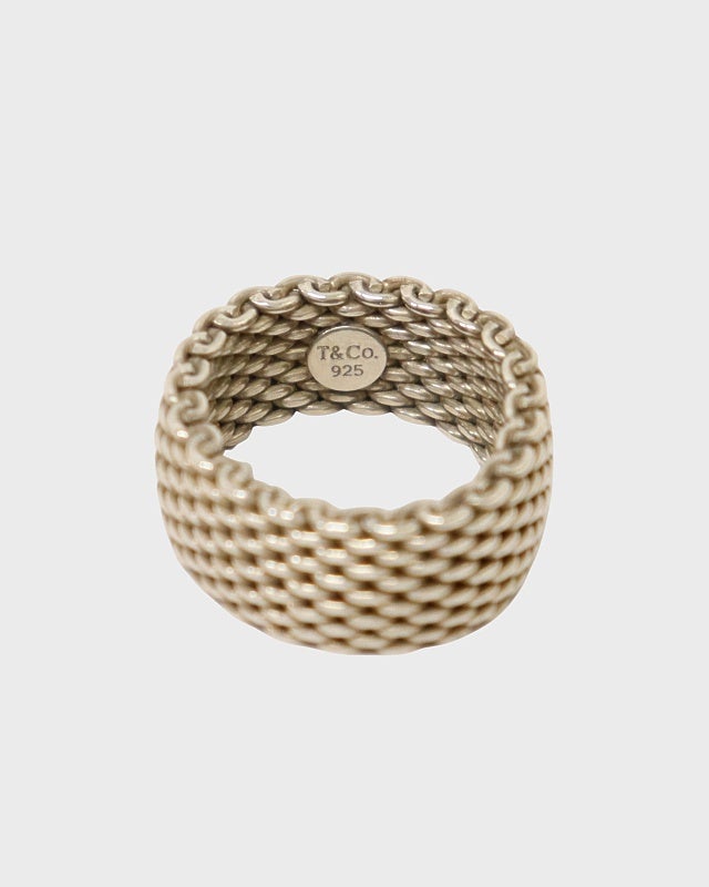 TIFFANY&CO. サマセット メッシュリング | Hedy