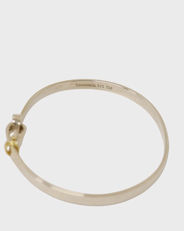 【付属品完備】Tiffany & Co フック&アイ バングル TIFFANY&CO. フックアンドアイバングル | Hedy