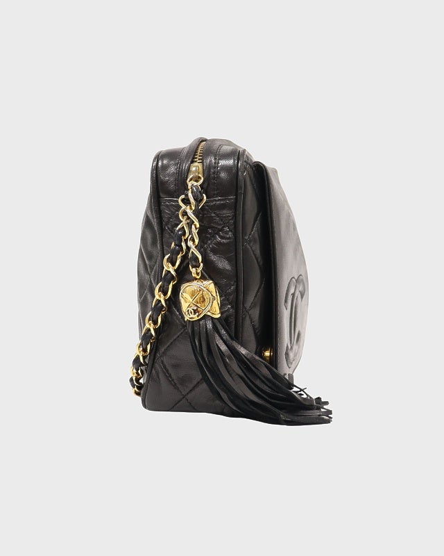 CHANEL タッセル付きマトラッセチェーンショルダーバッグ | Hedy