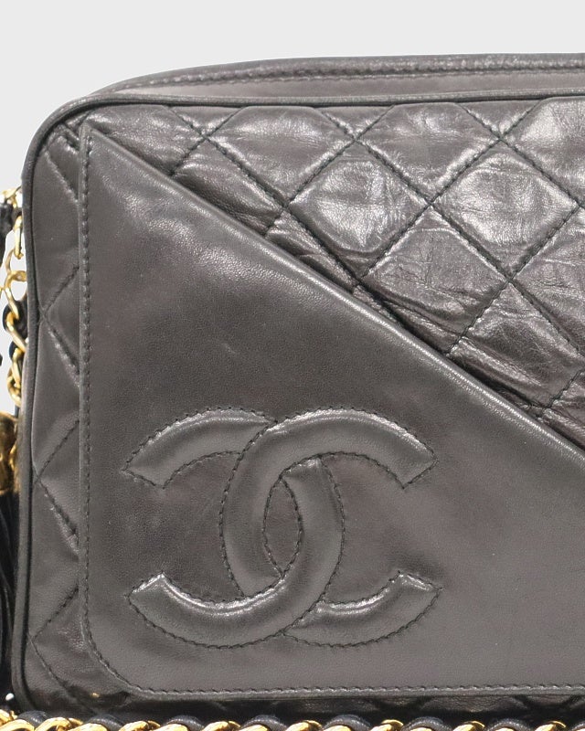 CHANEL タッセル付きマトラッセチェーンショルダーバッグ | Hedy
