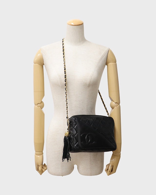 CHANEL タッセル付きマトラッセチェーンショルダーバッグ | Hedy
