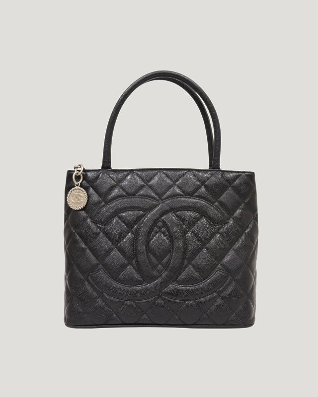 CHANEL キャビアスキン復刻トートバッグ | Hedy