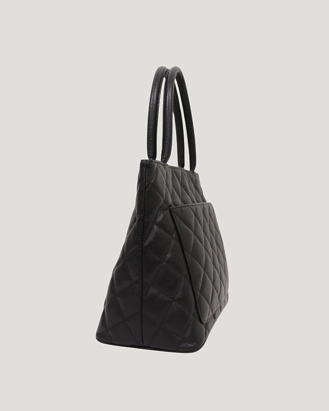CHANEL キャビアスキン復刻トートバッグ | Hedy