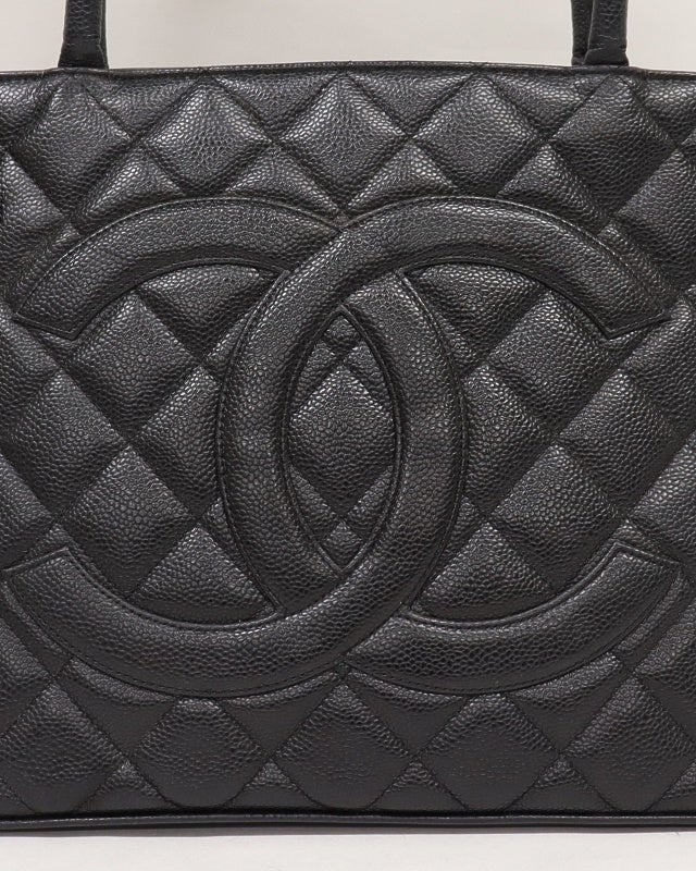 CHANEL キャビアスキン復刻トートバッグ | Hedy