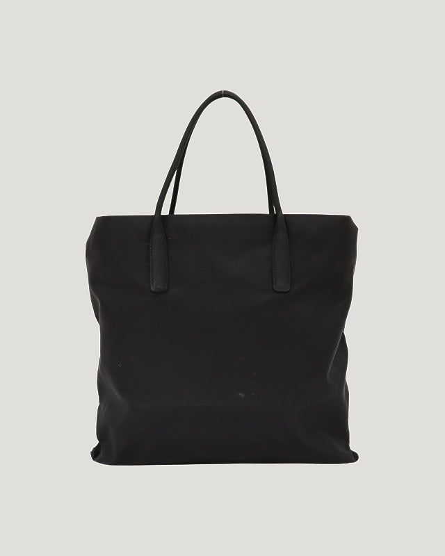 PRADA 三角ロゴ金具ナイロンハンドバッグ | Hedy