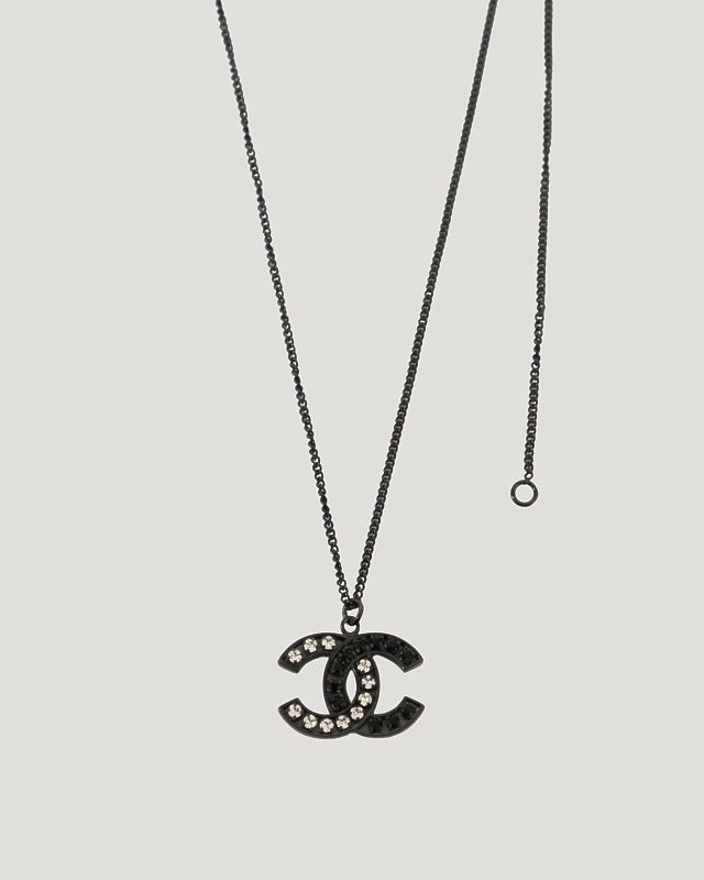 CHANEL COCOラインストーンネックレス | Hedy