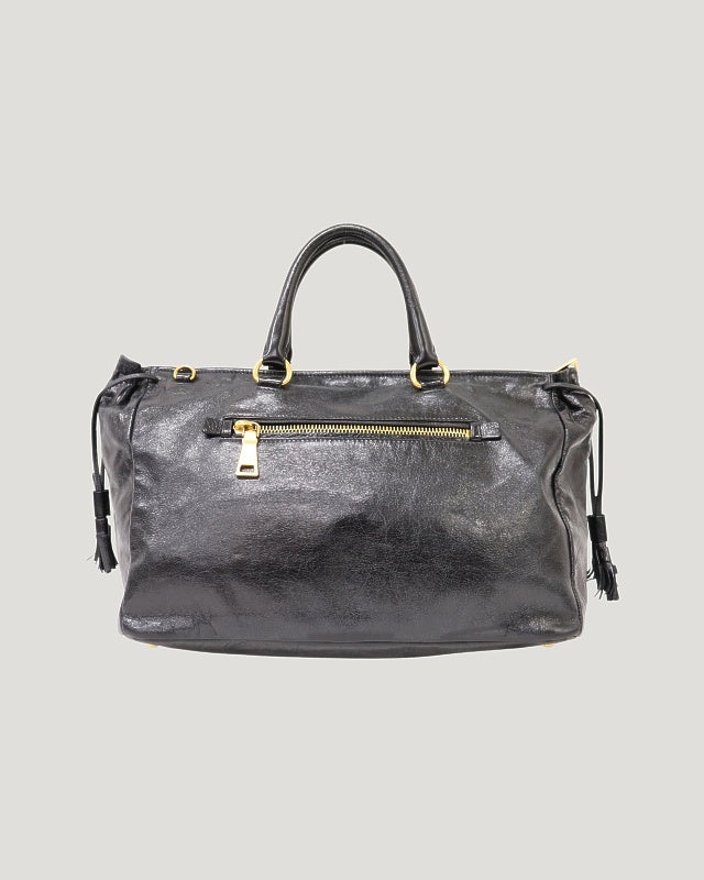 PRADA ロゴ金具レザー2Wayバッグ | Hedy