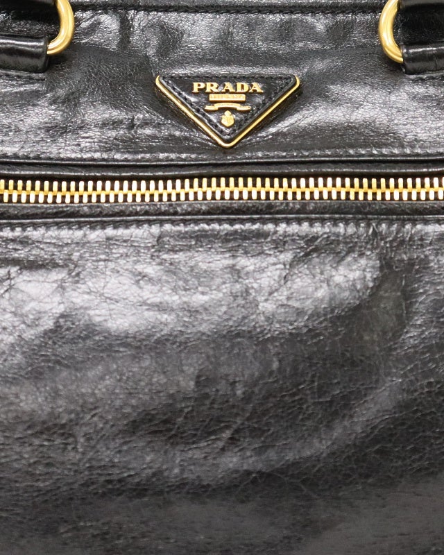 PRADA ロゴ金具レザー2Wayバッグ | Hedy