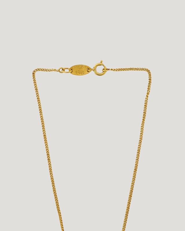 CHANEL COCOラインストーンネックレス | Hedy