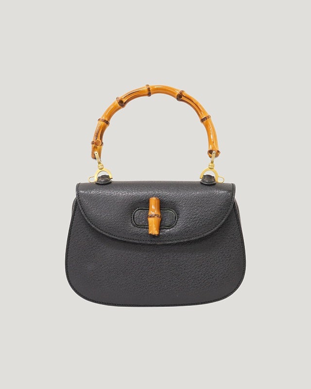 GUCCI バンブーターンロックハンドバッグ | Hedy