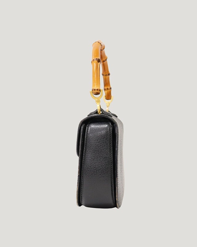 GUCCI バンブーターンロックハンドバッグ | Hedy