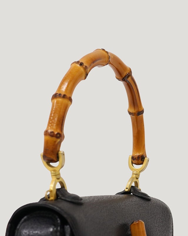 GUCCI バンブーターンロックハンドバッグ | Hedy